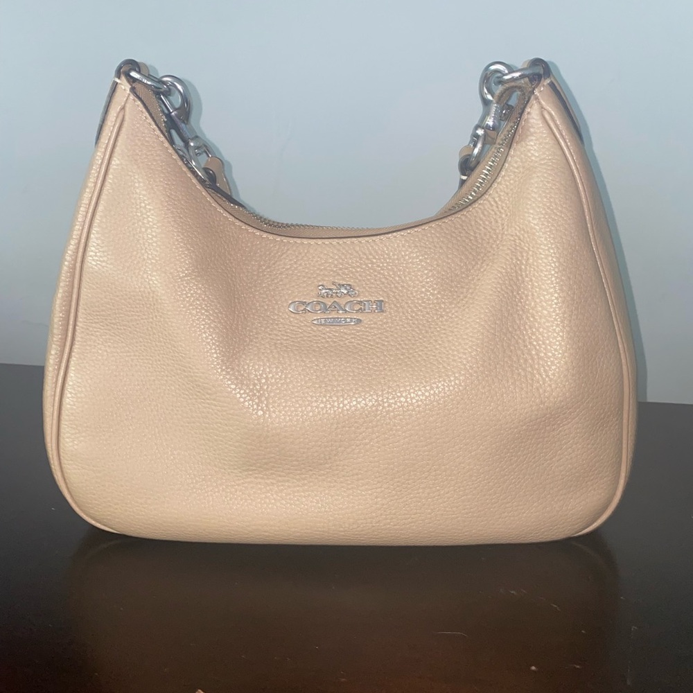 **SOLD** Coach Tan Leather Hobo Bag
